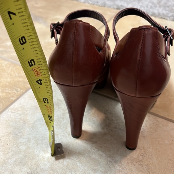 Miss Sixty brown peep toe heel - size 6 ( 36) - Picture 4 of 6